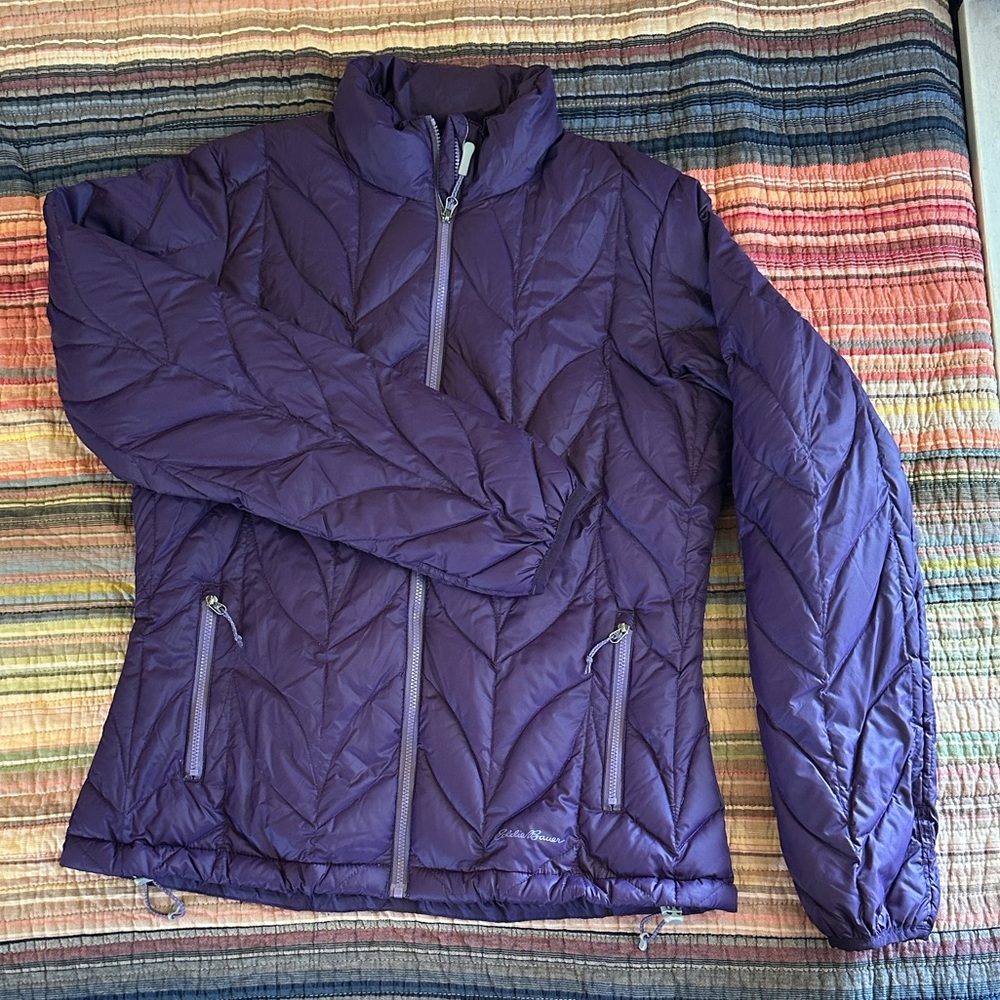 Eddie Bauer Women's Purple Quilted Jacket